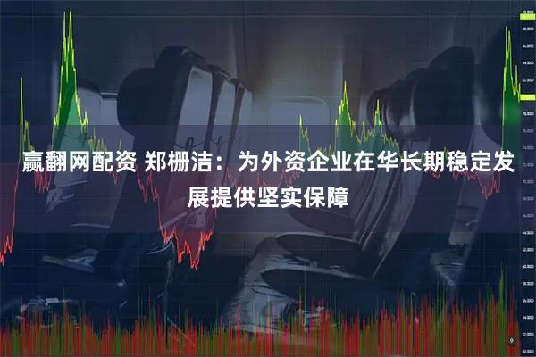 赢翻网配资 郑栅洁：为外资企业在华长期稳定发展提供坚实保障